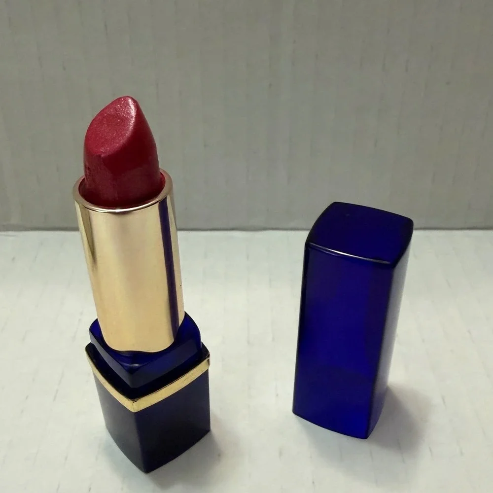 Estee Lauder Pure Color Long Lasting Lipstick 188 Rubellite Pink Red Gold Navy